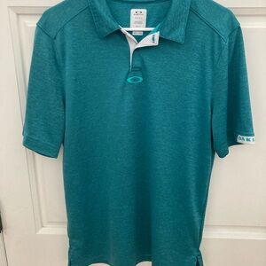 Oakley Men's Teal Polo Shirt